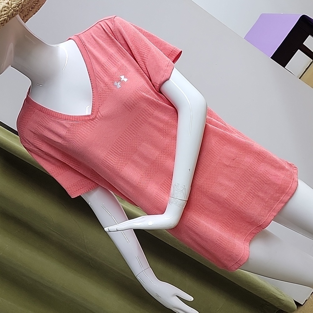 Under Armour HeatGear Loose Fit Short Sleeve Workout Top Size XL